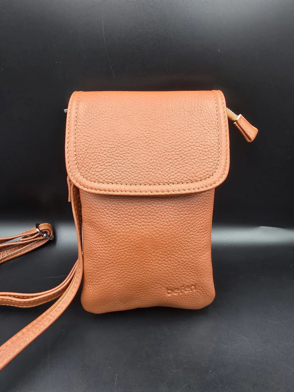 Beijeh Orange Crossbody Phone Bag - Compact Women’s Shoulder Bag